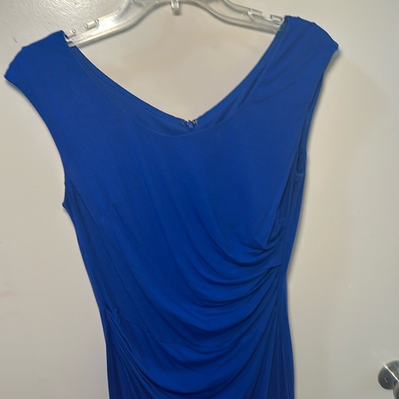 Betsy Johnson Blue Dress Ruffle Ruched - 6 - Picture 5 of 8